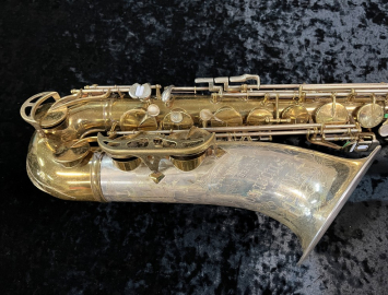 Photo Cleveland Era King Super 20 Silver Sonic Tenor Saxophone - Serial # 385139